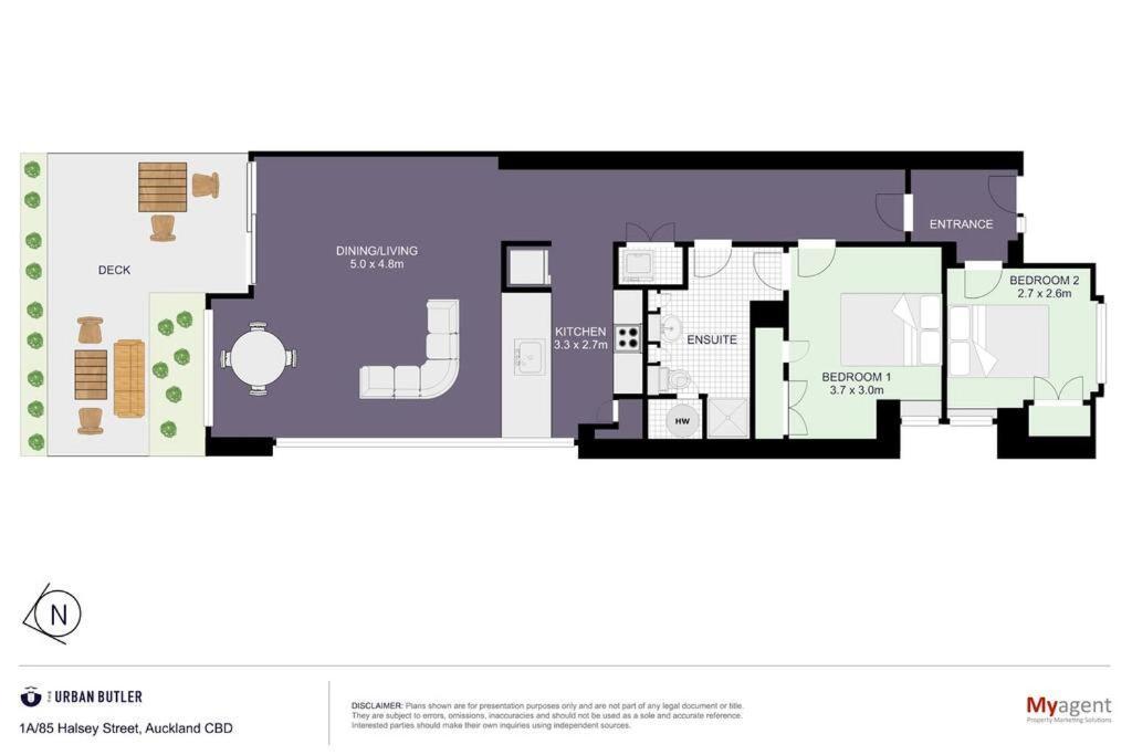 Апартаменты Elegant & Sunny Living With Stunning Marina Views Окленд Экстерьер фото
